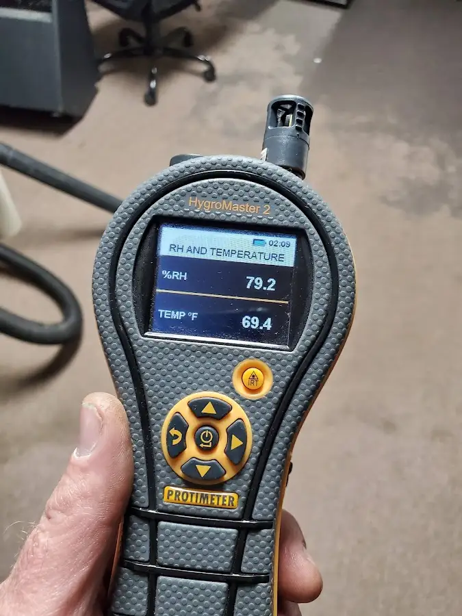 Moisture meter humidity assessment for Mold Remediation & Removal in Lake Wylie
